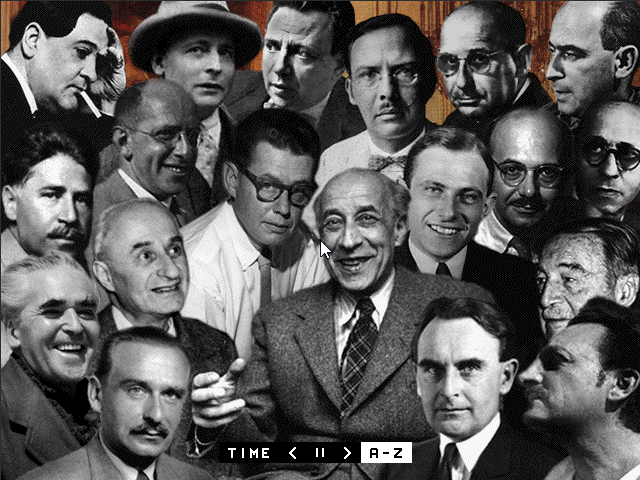 Visionaries in Exile — main menu